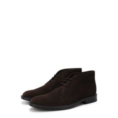 Замшевые ботинки на шнуровке Tod’s Tods