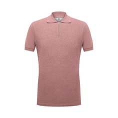 Поло из хлопка и льна Brunello Cucinelli