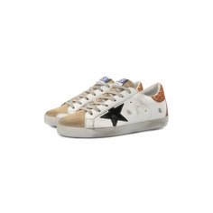 Комбинированные кеды Superstar Golden Goose Deluxe Brand