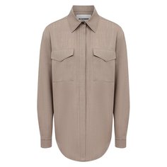 Шерстяная рубашка Jil Sander