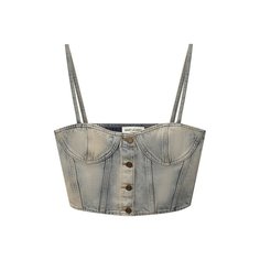 Джинсовый топ Saint Laurent