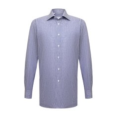 Сорочка из хлопка и льна Brioni