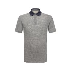 Поло из хлопка и льна Z Zegna