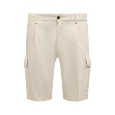Шорты из хлопка и льна Corneliani