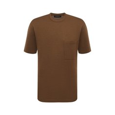 Футболка из шелка и кашемира Ermenegildo Zegna