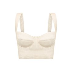 Джинсовый бра-топ Forte Dei Marmi Couture