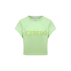 Хлопковая футболка Iceberg
