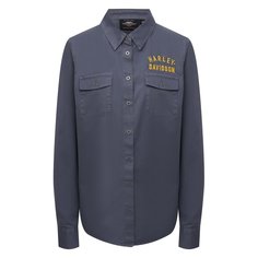 Хлопковая рубашка Harley-Davidson