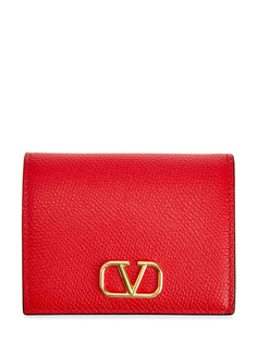 Кожаный кошелек с литым логотипом VLogo Signature Valentino Garavani