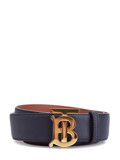 Ремень из гладкой кожи с литой пряжкой TB Burberry