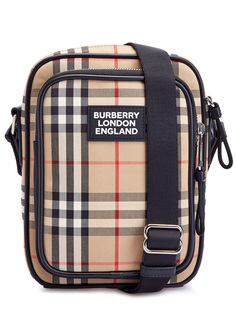 Сумка-мессенджер из хлопка в клетку Vintage Check Burberry