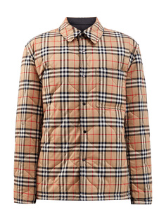 Двухсторонняя куртка-рубашка в клетку Vintage Check с терморегуляцией Burberry