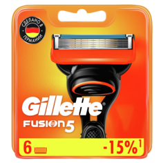 Сменные кассеты Gillette Fusion5 6 шт