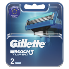 Сменные кассеты Gillette Mach3 Turbo 2 шт