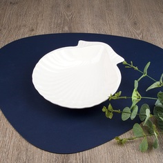 Блюдо Nouvelle Home Ракушка фарфоровое 25 х 23 см