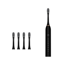 Электрическая зубная щётка Sonic Toothbrush ipx7 x3 Black