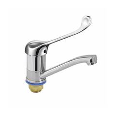 Смеситель для кухонной мойки хирургический локтевой одноручный Профсан ПСМ-215-КТ/055