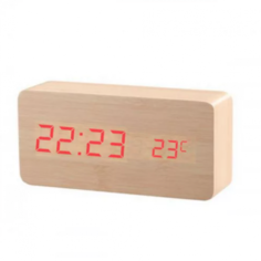 Настольные цифровые часы-будильник VST-862 (Бежевые) Lemon Tree