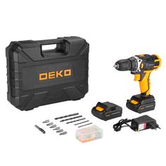 Акк. безударная дрель-шуруповерт DEKO DKCD12FU-Li Advanced + 63 инструмента 063-4132