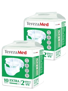 Комплект TerezaMed Подгузники для взрослых Extra Medium №2 10 шт. 2 упак.