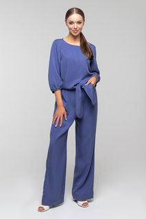 Костюм женский Петербургский Швейный Дом 1443 синий 48 RU
