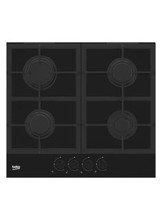 Встраиваемая варочная панель газовая Beko HILG 642C5 SB Black