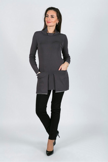 Туника женская Liviana Conti L7AF31 серая 48