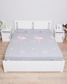 Простыня на резинке из поплина "Всё себе", Марлон, Размер: 90 х 200