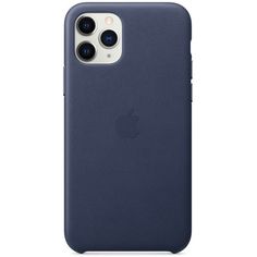 Клип-кейс Apple Leather Case для iPhone 11 Pro Тёмно-синий