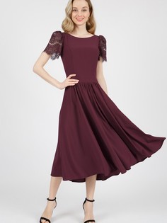 Платье женское MARICHUELL MPl00084L(ellina) бордовое 44 RU