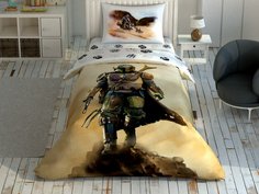 Постельное белье детское MANDALORIAN DUST CLOUD 1,5-спальное, TAC-Турция.