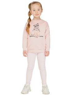 Свитшот детский для девочек Карамелли О65410 розовый размер 122