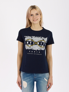 Футболка женская DAIROS GD69301131 синяя XL