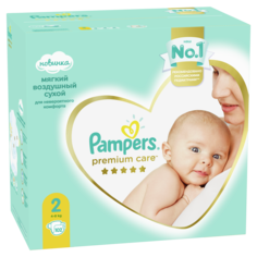 Подгузники Pampers Premium Care 2 (4-8 кг), 102 шт.