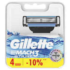 Сменные кассеты Gillette Mach3 Start 4 шт