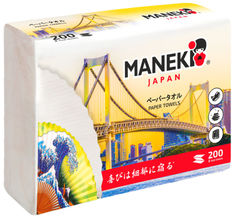 Полотенца бумажные Maneki Dream Z-сложения 23х22.5см 200шт