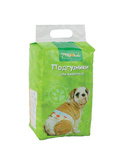 Подгузники для домашних животных Triol для собак одноразовое 9 шт