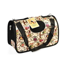 Сумка-переноска для кошек и собак Homepet 22x45x26см бежевый