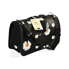 Сумка-переноска для кошек и собак Homepet 25x53x30см черный