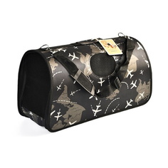 Сумка-переноска для кошек и собак Homepet 19x37x23см коричневый