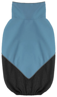 Попона для собак Tappi одежда Блант, мужской, голубой, серый, 2XL, длина спины 46 см
