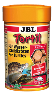 Корм для рептилий JBL Tortil в форме таблеток, для водных черепах, 100мл