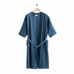 Халат Verossa Classic хлопковый синий р. М