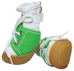 Обувь для собак Triol размер 7, 4 шт зеленый