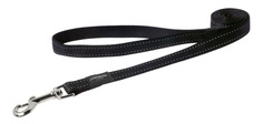 Поводок удлиненный для собак Rogz Utility L-20мм 1,8 м, Черный HLL06A