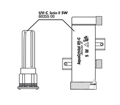 Корпус стерилизатора JBL AquaCristal UV-C 5W SERIES II с защитным кожухом
