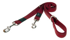Поводок перестежка для собак Rogz Utility S-11мм 2 м, Красный HLM14C
