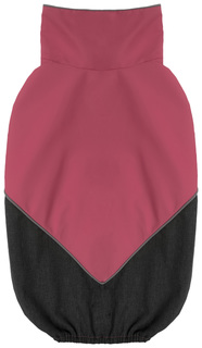 Попона для собак Tappi одежда Блант, женский, розовый, серый, 2XL, длина спины 46 см