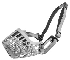 Намордник для собак Дарэлл ZооM Silver Reflex №3, лабрадор, породы среднего размера, 20см