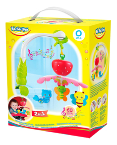 Интерактивная игрушка BebeLino Музыкальный мобильМой сад